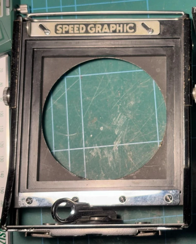 Graflex Speed Graphic 4x5 lens board Kodak Aero Ektar 178 mm f/2.5 piastra obiettivo - Immagine 4 di 4