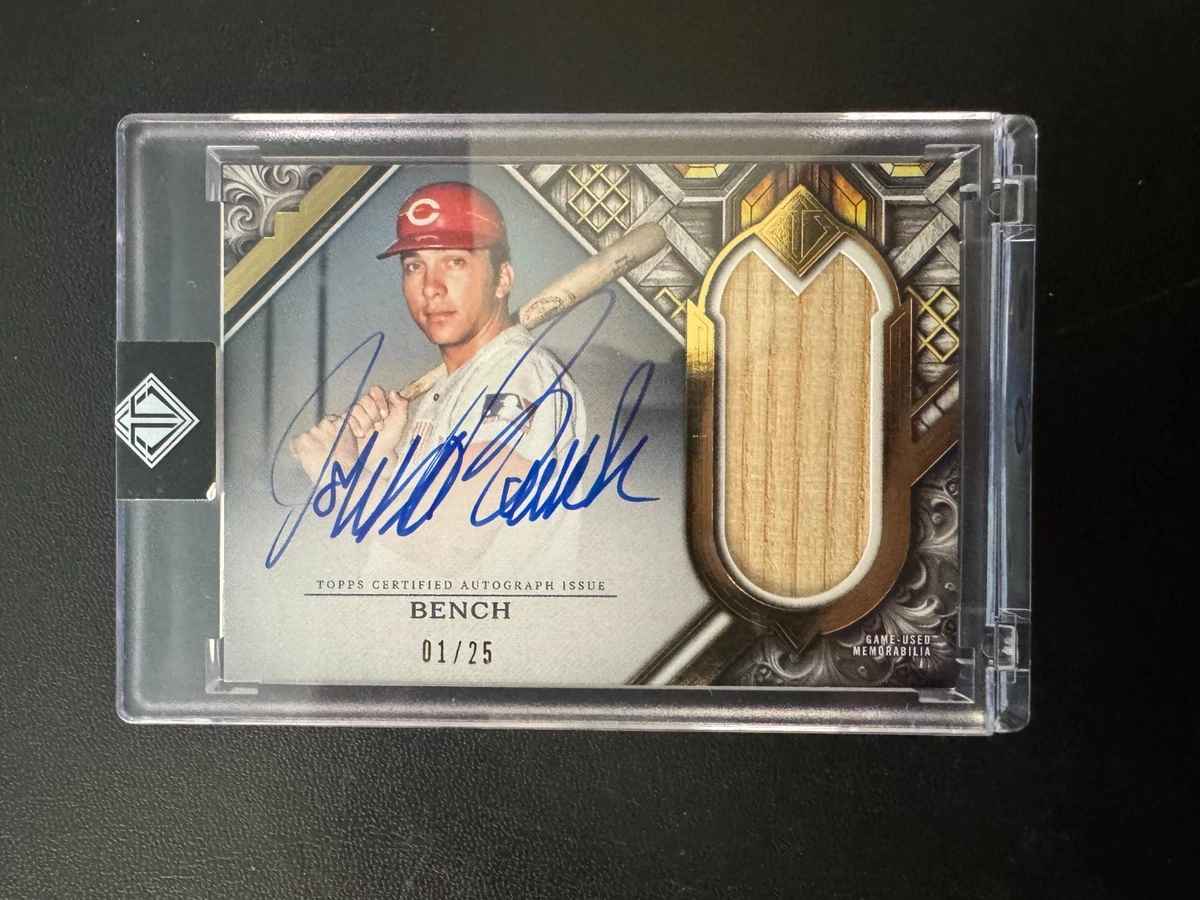 Johnny Topps 0 Bench Five サイン入り ジョニー・ベンチ MLB - 25シリ 