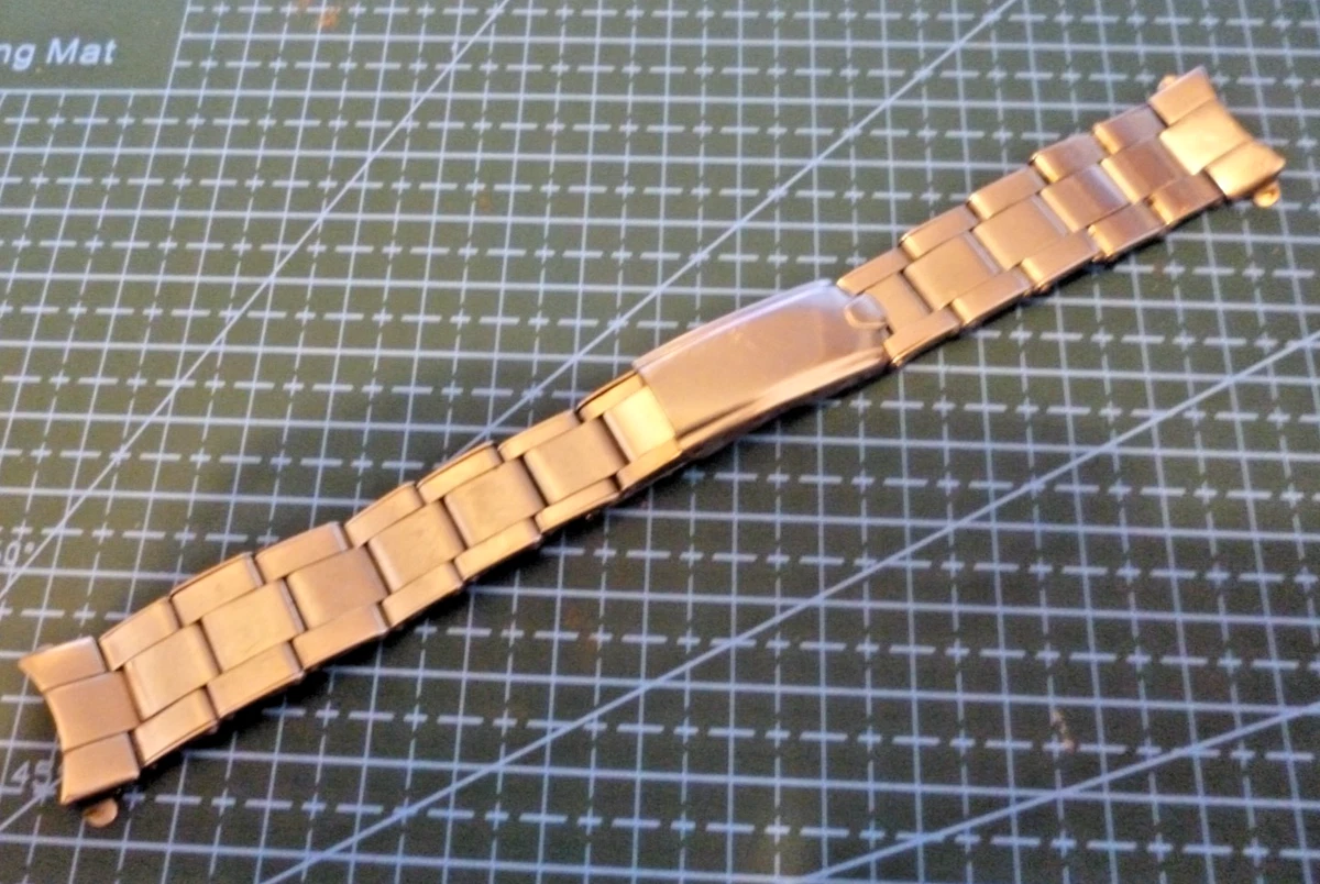 ROLEX PARTIE BRACELET C&I EXTENSIBLE RIVETS TYPE USA Pour SUBMARINER Gmt 5512 5513 1680 1675 6542 6536 6538