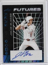 2024 Leaf Futures Platinum Autograph #1/3 Jalin Flores Texas Longhorns Cardinals