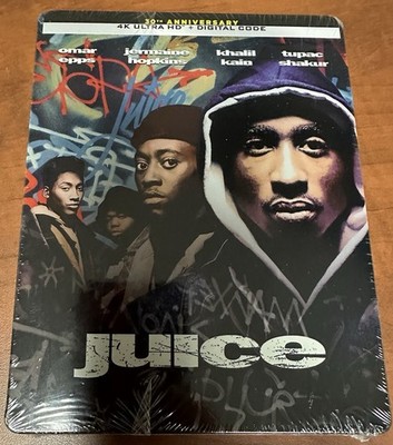Juice (1992) [4K UHD + Digital] Steelbook, New/Sealed, Tupac Shakur Film