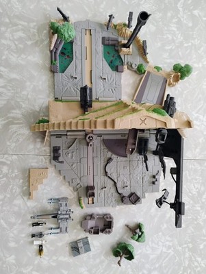 Star Wars Micro Machines Action Fleet Yavin Rebel Base Playset 1997 Galoob