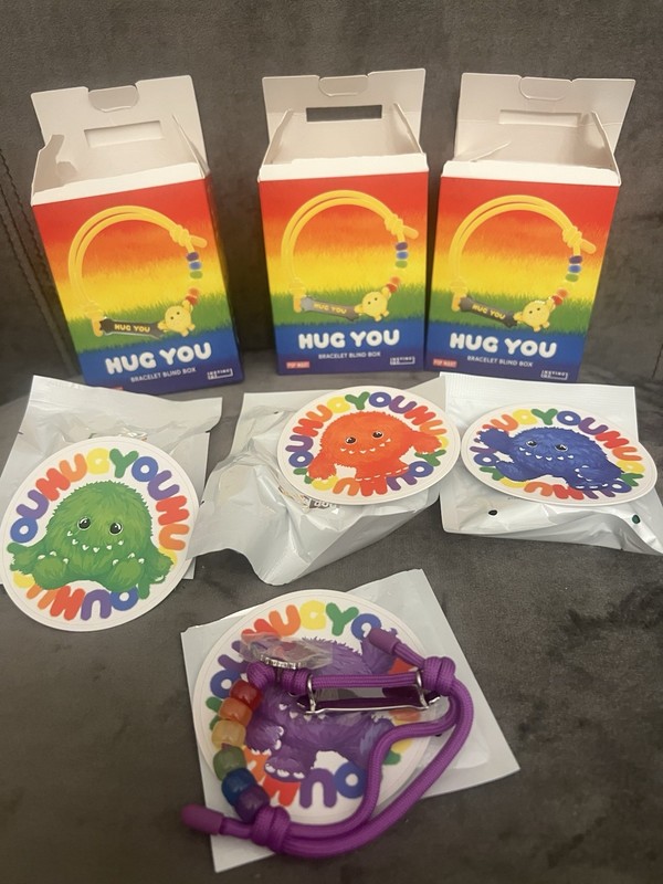 Popmart Instinct Toy Hug You Bracelets Set Of 4 Pride