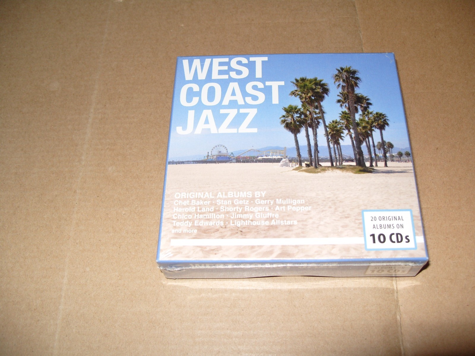 West Coast Jazz by Various Artists (2014) 10 CD BOX SET NEW AND SEALED. (L.S.)