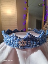Childrens Crochet Crown Headband