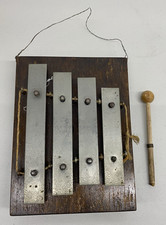 Vintage Deagan Xylophone 4 Plate NEEDS WORK USED FREE SHIPPING
