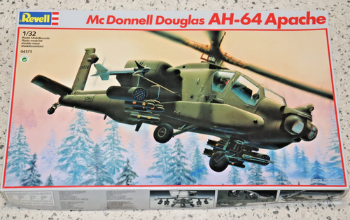 MODELKIT REVELL MCDONNELL Douglas AH-64 A Apache on 1:72 in Box EUR 9