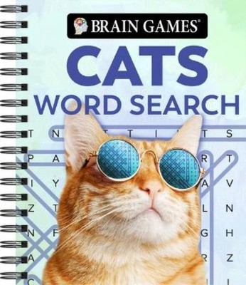 Brain Games Publications International Brain Games - Cats Word Se (Spiral Bound)