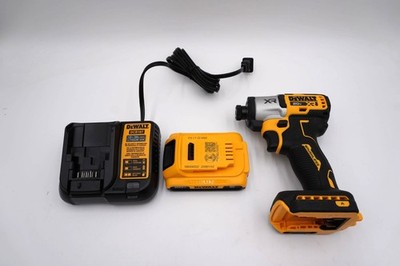 DEWALT DCF845 20V XR Brushless Impact Driver Kit Battery Charger Bag Open Box