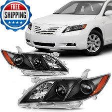 Scitoo Headlight Assembly Fit For Toyota Camry 2007-2009 Pair Headlamps