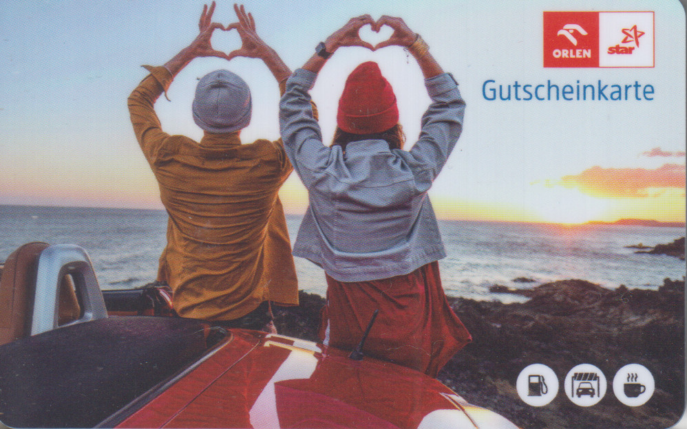 Orlen Star (D) Gift Card Man and Woman by the Sea