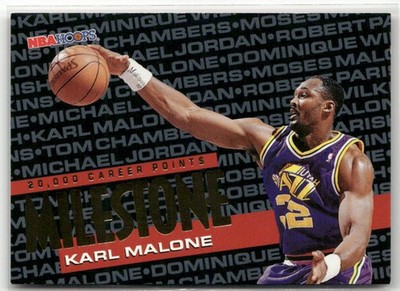 1995-96 HOOPS #212 KARL MALONE UTAH JAZZ