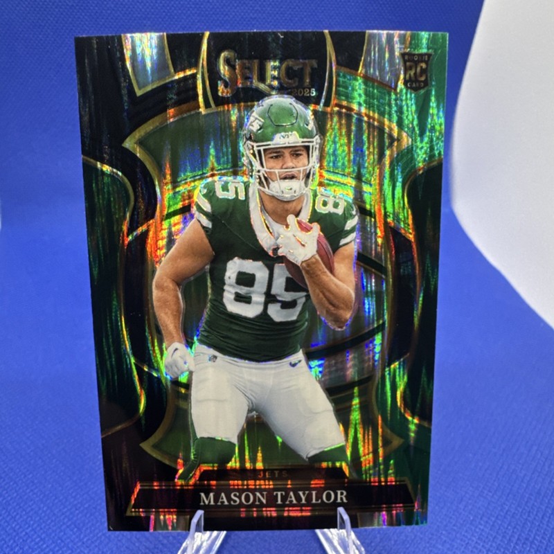 Rookie Concourse Prizm 2025 Panini Select Mason Taylor #76 New York Jets NFL