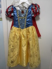 Disney Princess Snow White Costume Dress Girls Size Small 5/6 Halloween Cosplay