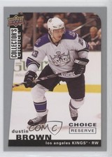 2008-09 Upper Deck Collector's Choice Reserve Silver Dustin Brown #50 8tn