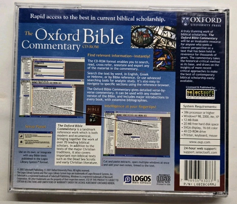 The Oxford Bible Commentary PC CD-ROM - Image 2 of 4