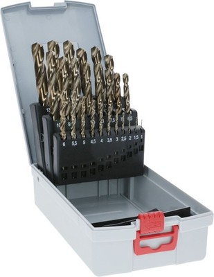 Bosch Metallbohrer-Set HSS-Co (Cobalt-Legierung) ProBox 25-teilig 2608587018