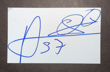 Alejandro Osuna, RANGERS (2025 Debut) SIGNED 3x5 Index Card
