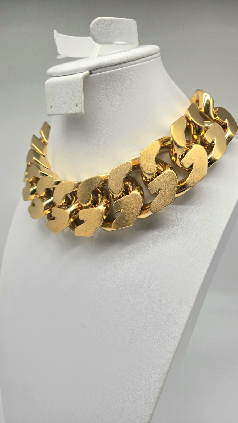 Givenchy Large G Link Chain Statement Necklace in… - image 9
