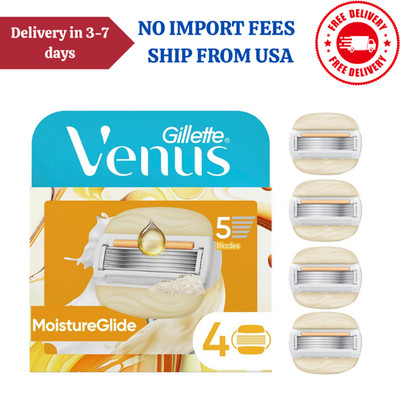 Venus MoistureGlide Razor Blade Refills, 4 CT