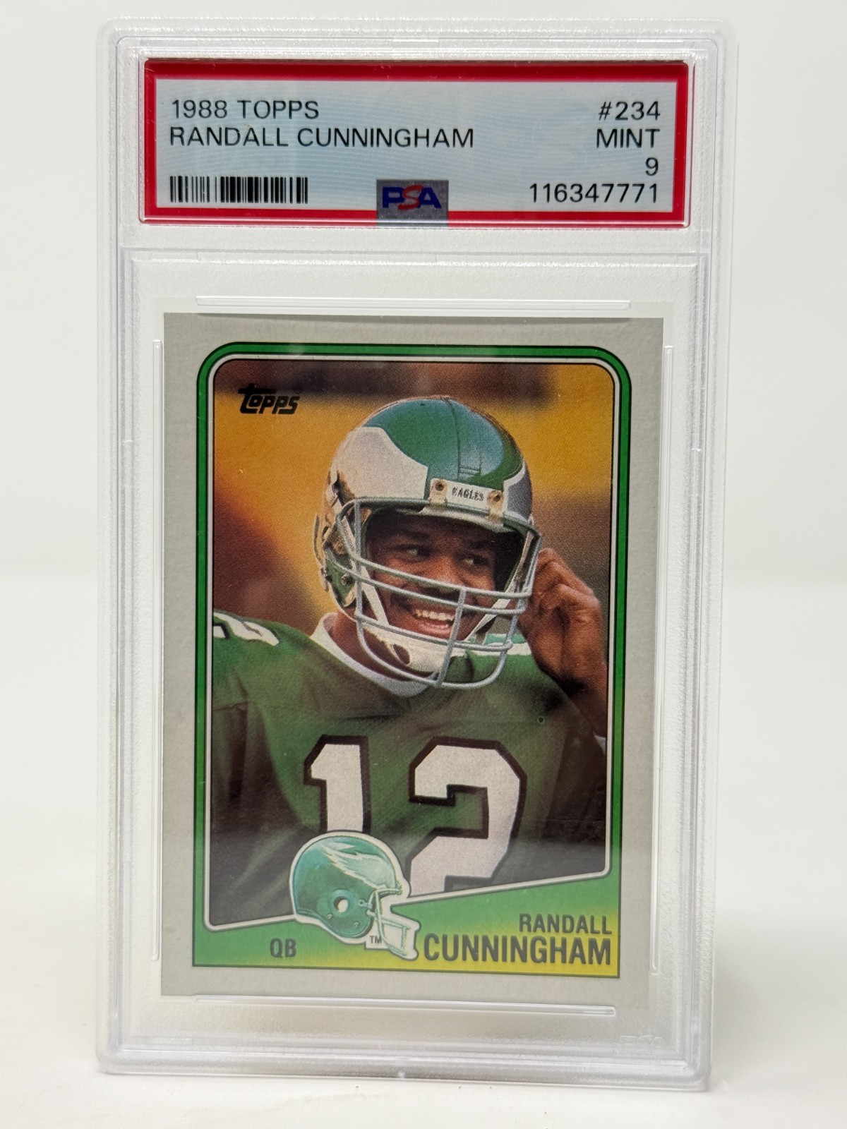 1988 TOPPS #234 Randall Cunningham PSA 9   PHILADELPHIA EAGLES