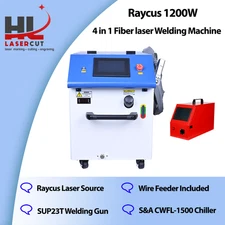 1200W Raycus 4 in 1 Fiber laser Welding Machine for Metal Cutting Soldering