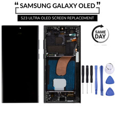 Samsung Galaxy S23 Ultra S918 OLED LCD BIG SIZE Display Screen Replacement-Black