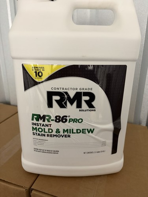 #ad RMR 86 Pro Instant Mold Stain Mildew Remover for Contractors 2.5 Gallons $75.00