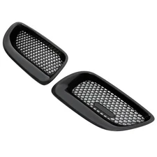 Pair Front Kidney Grill Grille Insert ABS LH+RH For Pontiac GTO 2004 2005 2006