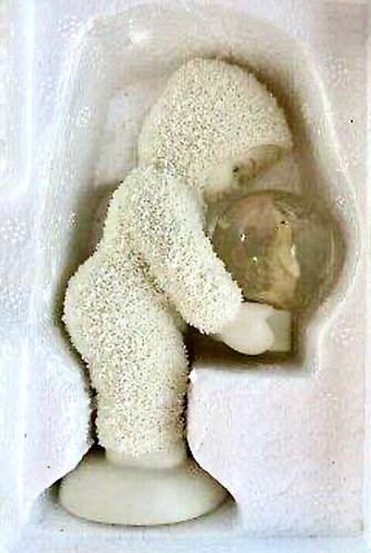 2000 SNOWBABIES "A Wish for Snow" Baby SCHNEEKUGEL Pinguin VINTAGE Abt. 56 NOS - Bild 5 von 8