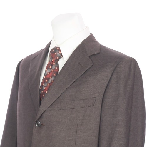 Full Canvas Brown Wool Sport Coat Mens 