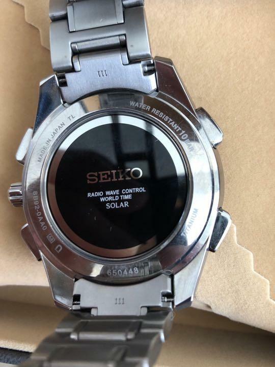 SEIKO セイコー BRIGHTZ ブライツ　SAGA199 Seiko Brightz SAGA199 Chronograph Titanium World Time Solar