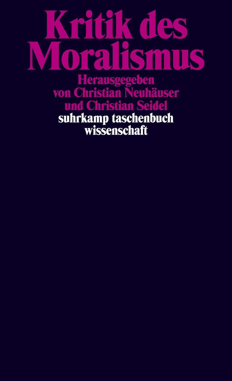 Thumbnail - Kritik Des Moralismus Christian Neuhäuser