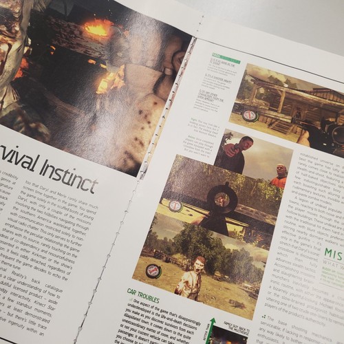 the walking dead Survival Instint Gaming Magazine Print Article Promo Art 2 Page - Picture 4 of 6