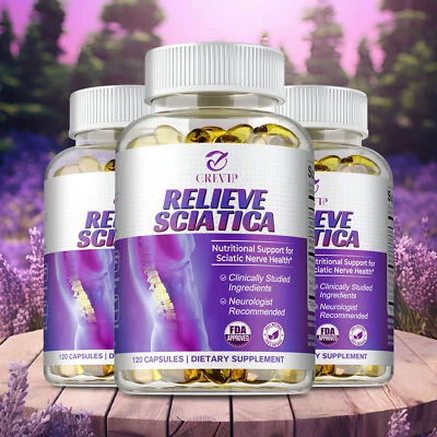 GREVIP Relieve Sciatica Capsules - Hip Joint Sciatica Pain Relief & Inflammatory