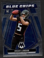 2022 Drake London Mosaic Football Blue Chips Rookie RC Falcons BC-6