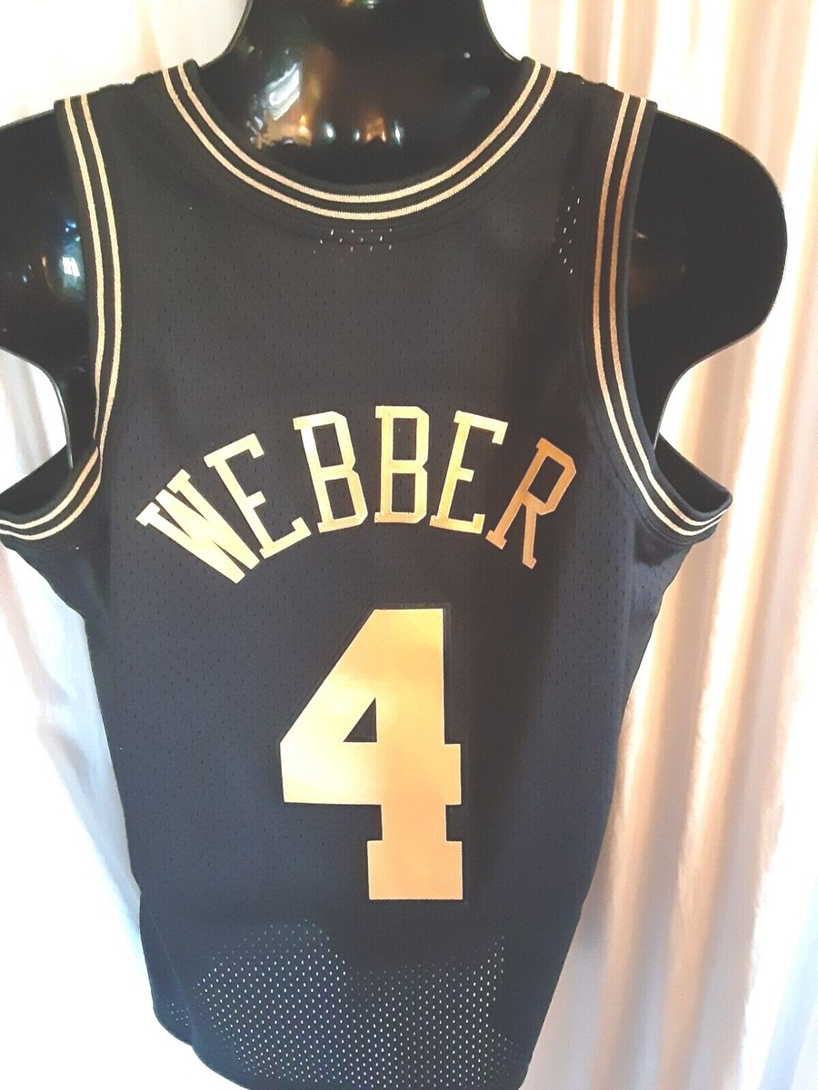 Chris Webber adidas NBAユニフォーム　XLサイズ Rare Adidas Authentic NBA Detroit Pistons Chris Webber 84