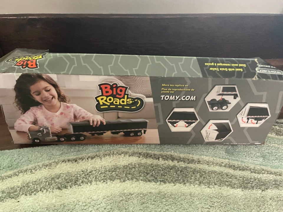 LP79391 Big Roads ERTL 1/32 Semi with Grain Trailer Set - Image 2 of 3