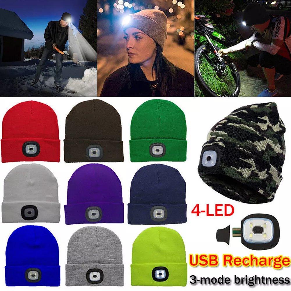 Rechargeable led hat online