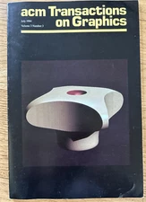 Vintage acm Transactions on Graphics Journal, Volume 3, Number 3, July 1984