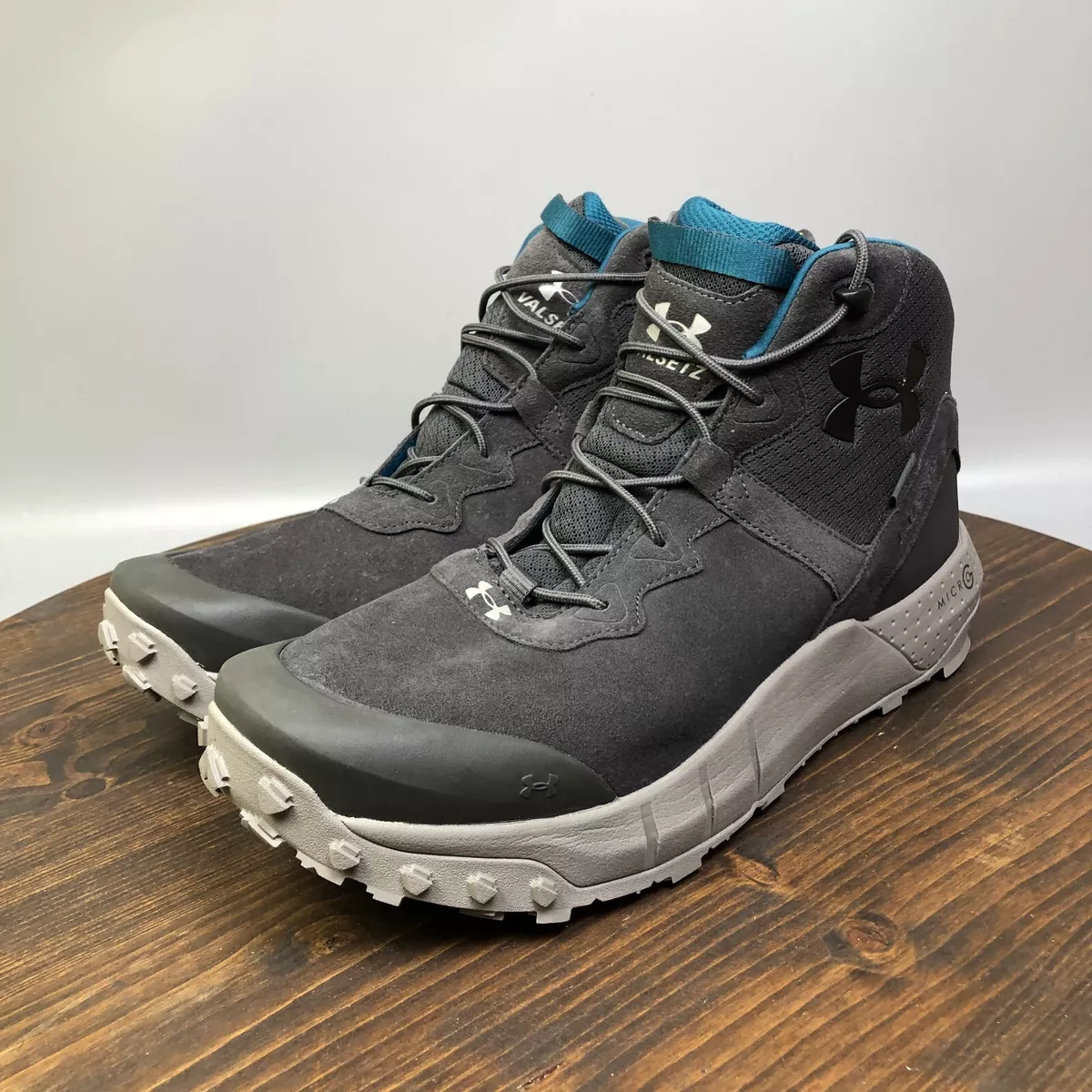 Men's UA Micro G® Valsetz Trek Mid Leather Waterproof Tactical Boots |  Under Armour