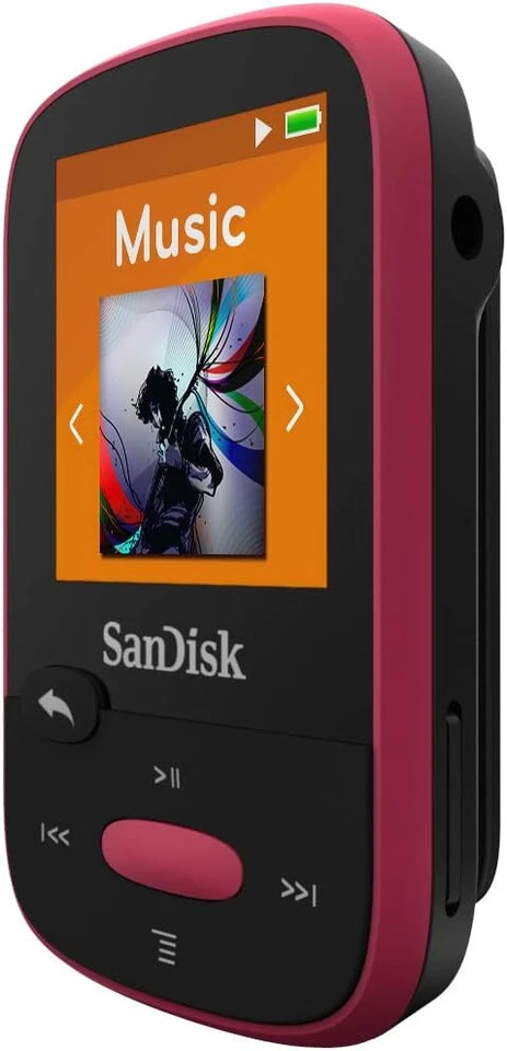 SanDisk Clip Sport 8GB - Pink - KOSHER MP3 Player - No FM Radio - Open box - Image 4 of 4