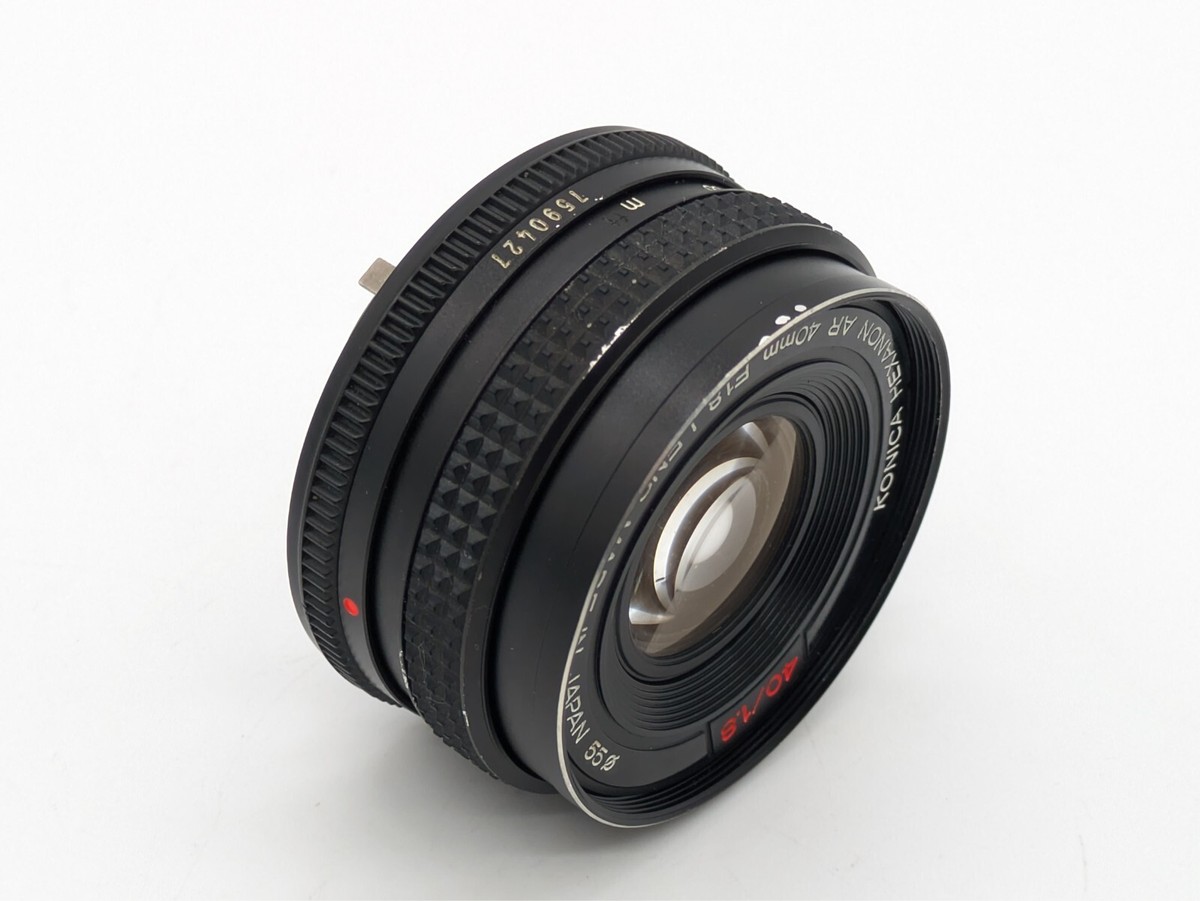 Konica AR 40mm f1.8 単焦点 パンケーキレンズ Konica AR 40mm f1.8 単焦点 パンケーキレンズ KONICA HEXANON