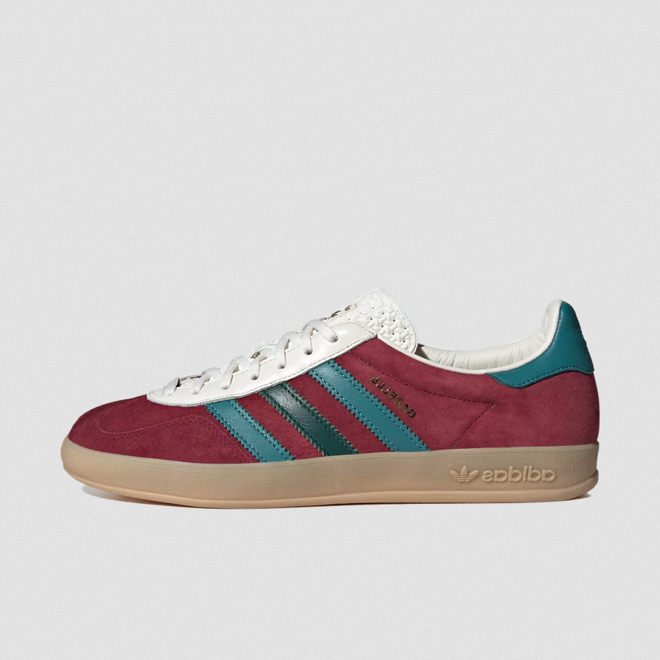 adidas gazelle silver green womens Claret and Blue Adidas Gazelle Custom Trainers