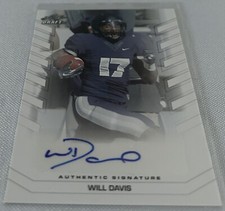 2013 Leaf Draft Football Will Davis Utah State Aggies Autograph #BA-WD1