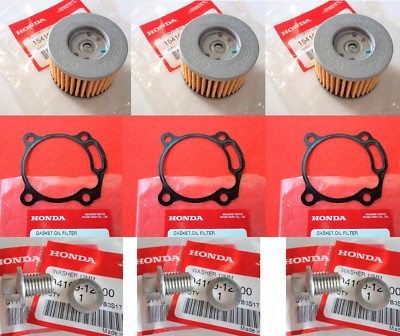 Honda CRF 300 L Motorschutz Honda CRF300 L & RALLY Ölfilter Set – Mit Dichtung & Sumpfwaschmaschine, Für 2021 Modelle Motorrad Ersatzteil
