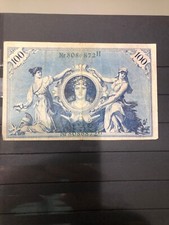 100 marek Rzeszy z 1908 roku zielona pieczęć nr 8086872H