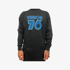 VISION STREET WEAR Shirt Adult Mens 76 L/S  Vintage Skate T-Shirt 90's
