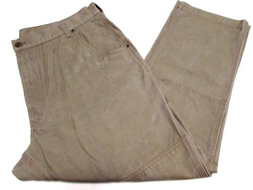 Pantalones de Trabajo Lakin McKey Para Hombre 44x30 Tostado Pato Lona Carpintero Doble Rodilla Relajados - Imagen 4 de 10