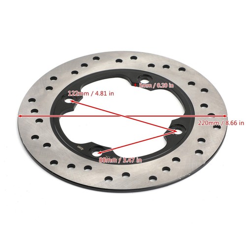 Rear Brake Rotor Disc for Baby Speed Four 600 Street Triple 675 R 01-12 T9 - Picture 3 of 11